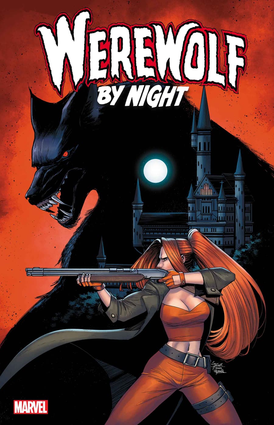 WEREWOLF BY NIGHT #1 cover by Corin Howell
