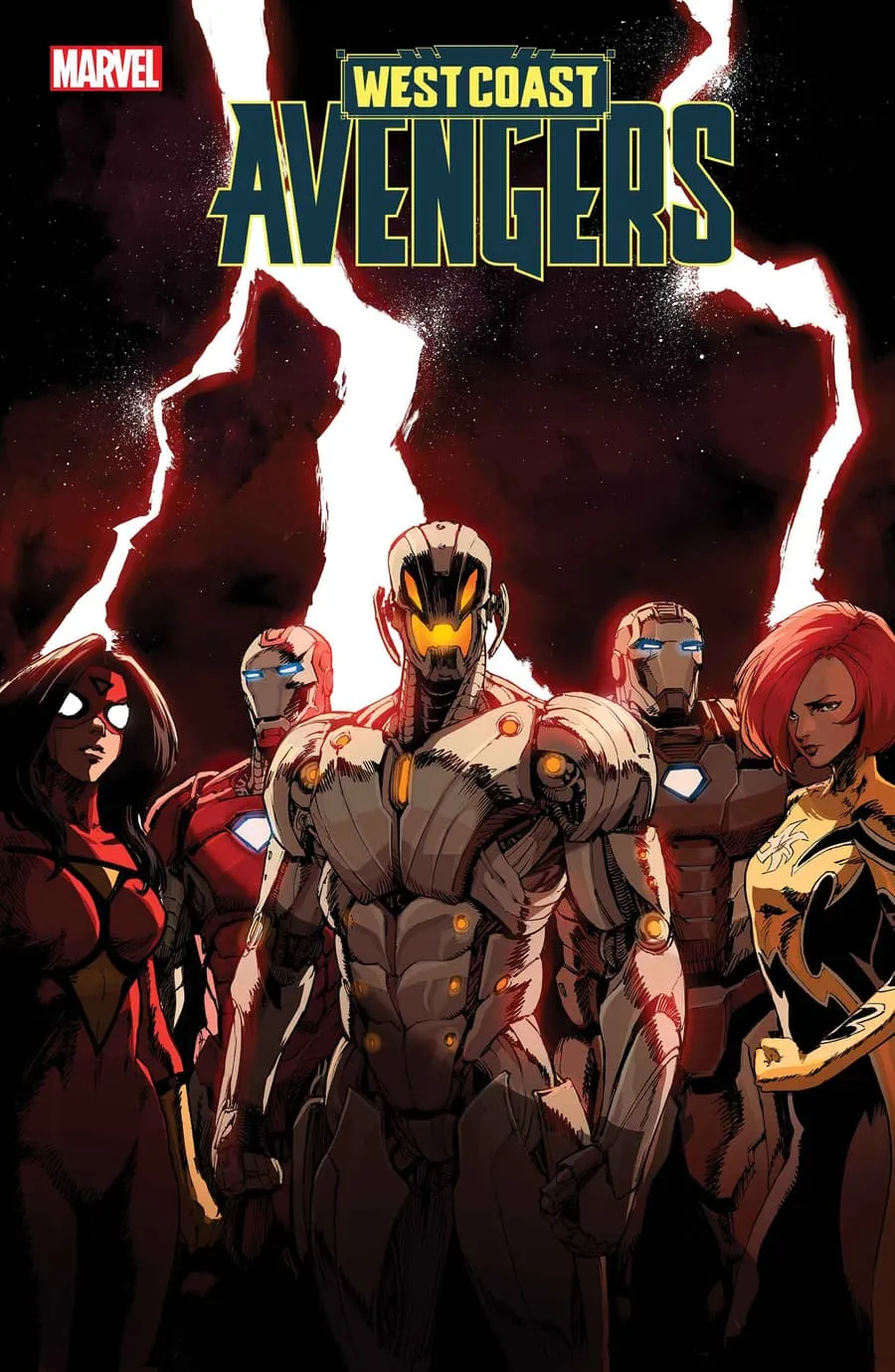 Iron Man, Spider-Woman, Firestar, War Machine, & Ultron