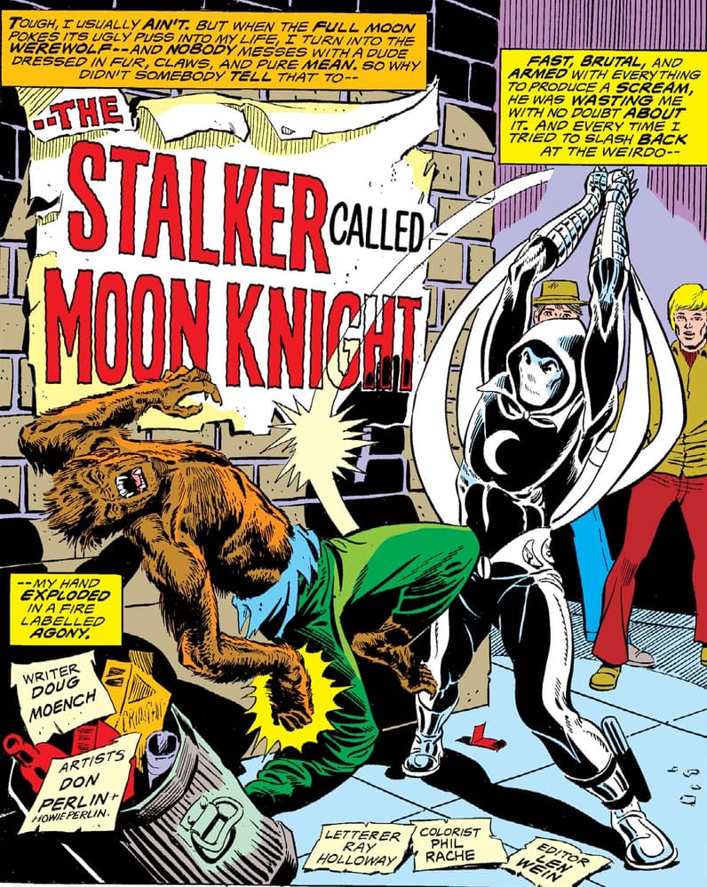 A first appearance in WEREWOLF BY NIGHT (1972) #32.
