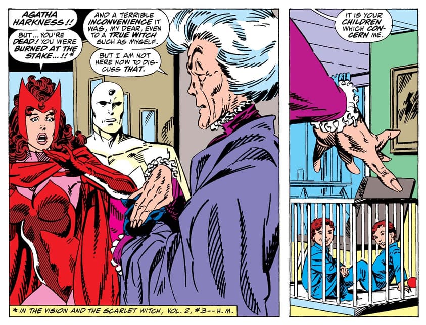 Agatha returns in WEST COAST AVENGERS (1985) #51.