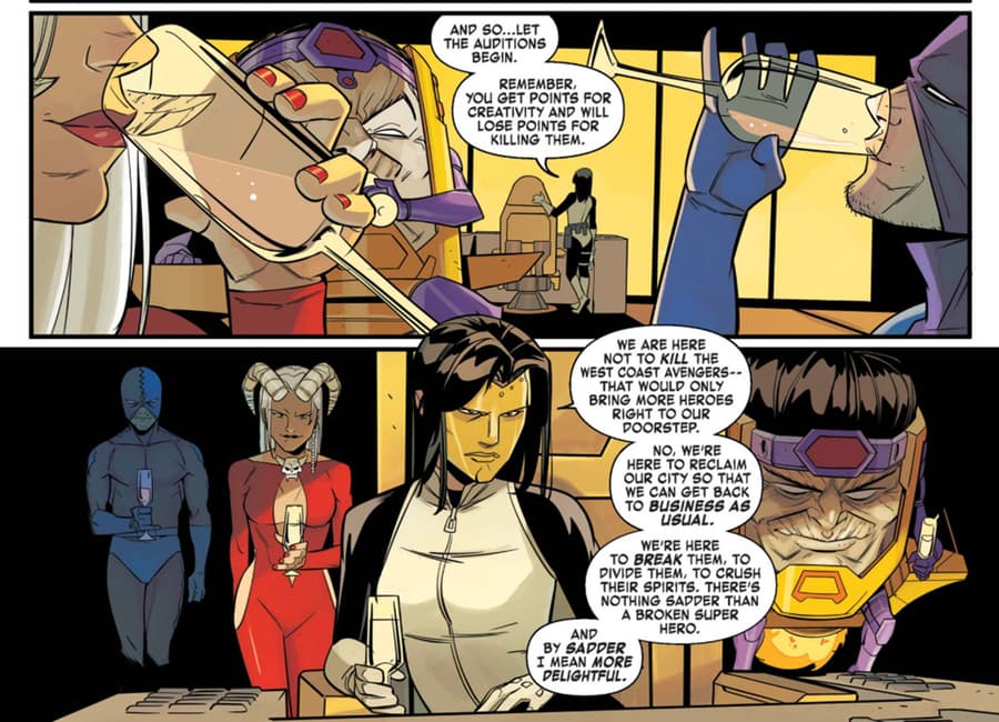 WEST COAST AVENGERS (2018) #6 by Kelly Thompson and Daniele Di Nicuolo