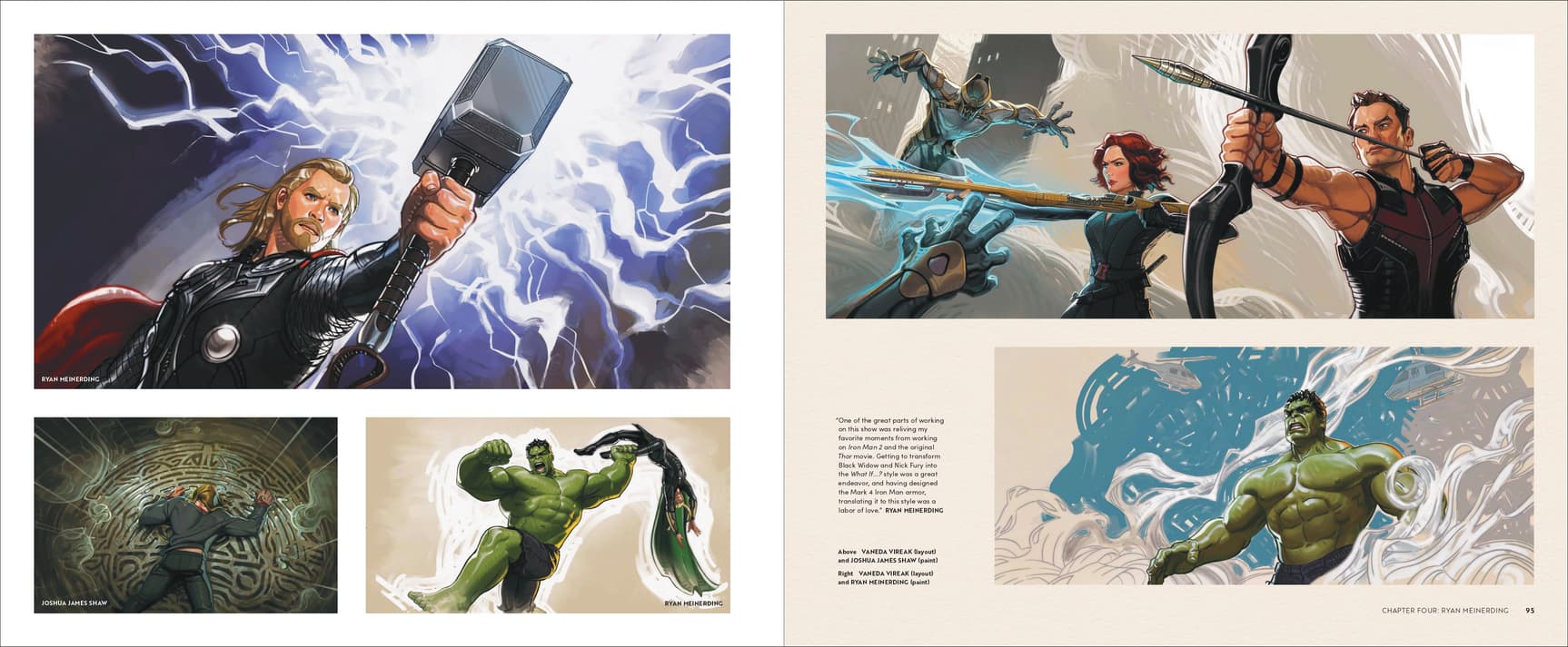 The Art of Marvel Studios' What If interior