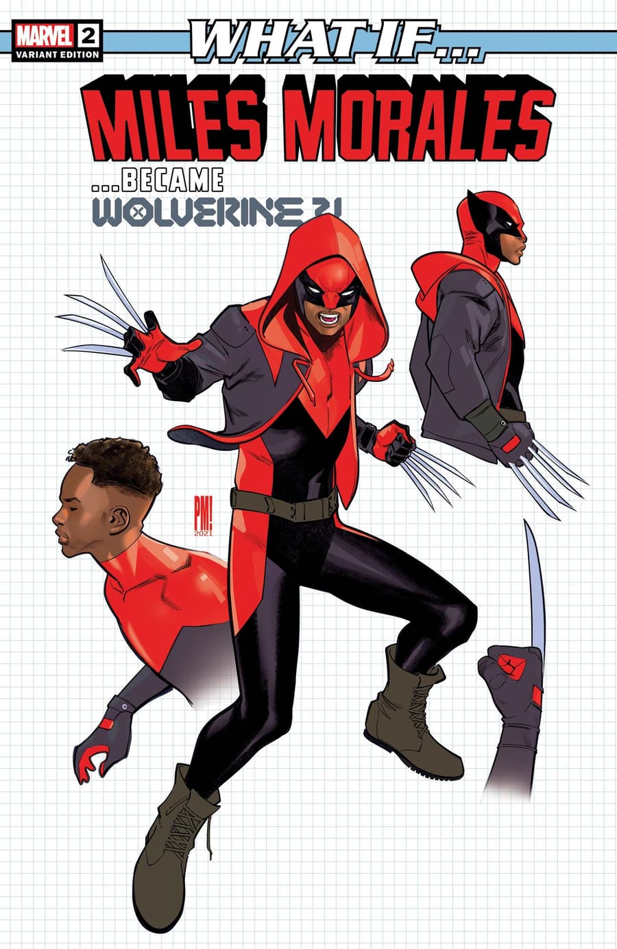 Medina’s design variant to WHAT IF...? MILES MORALES (2022) #2.