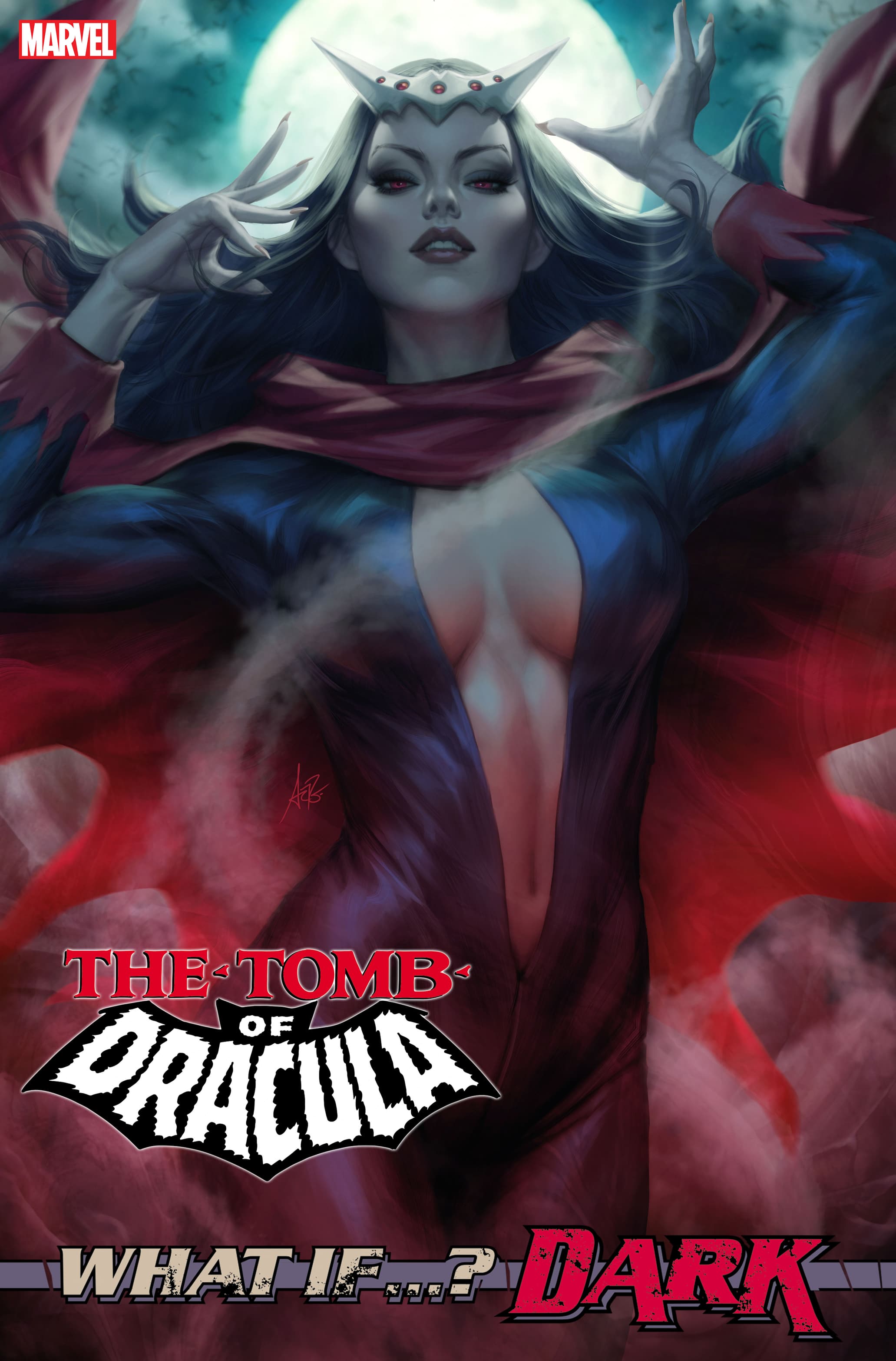 WHAT IF...? DARK: TOMB OF DRACULA #1 variant cover by Stanley "Artgerm" Lau