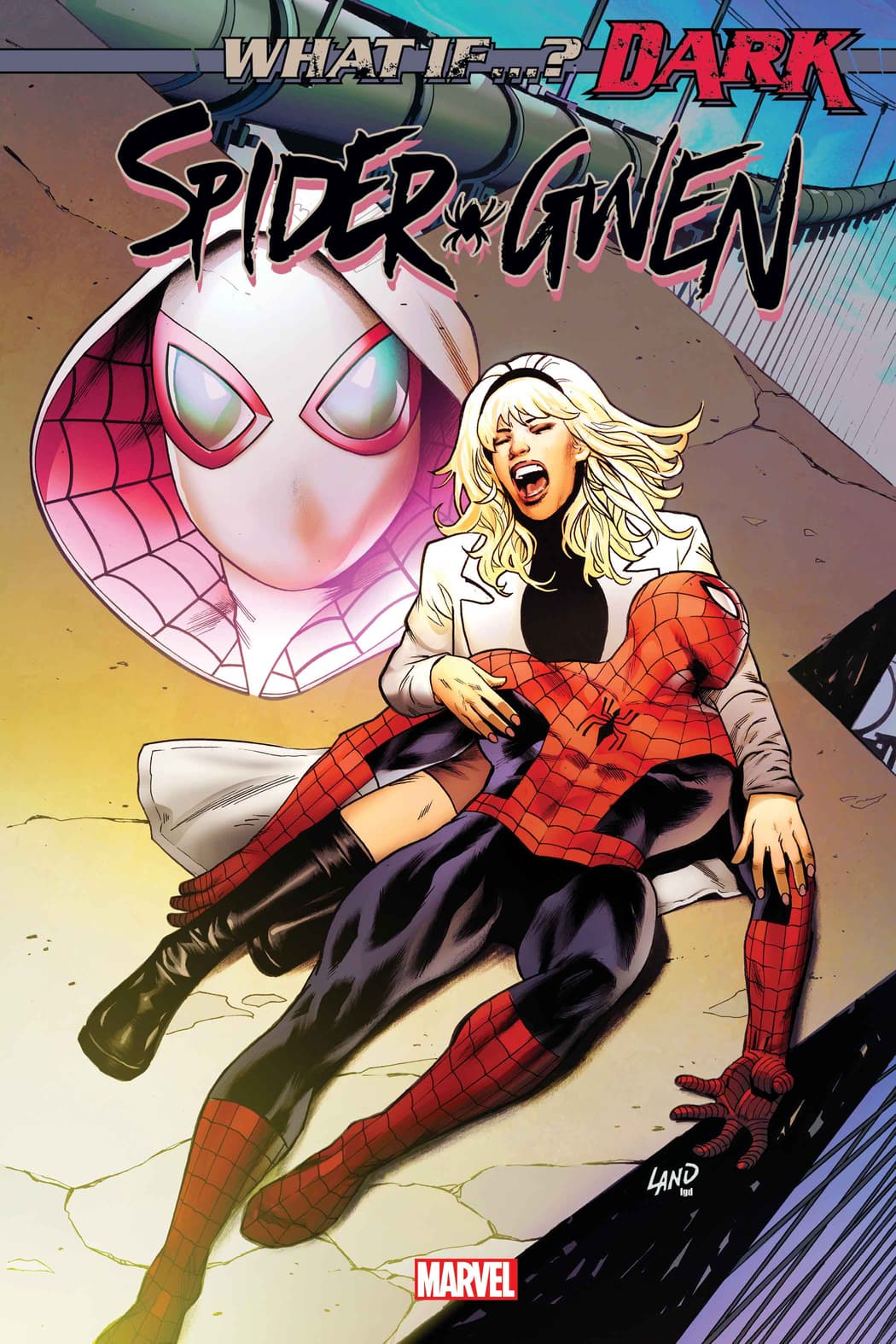 What If: Dark Spider-Gwen cover by Greg Land