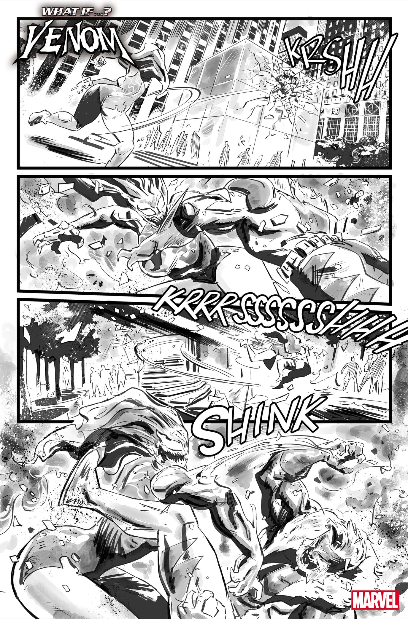 WHAT IF?... VENOM #1 interior artwork by Jesús Hervás