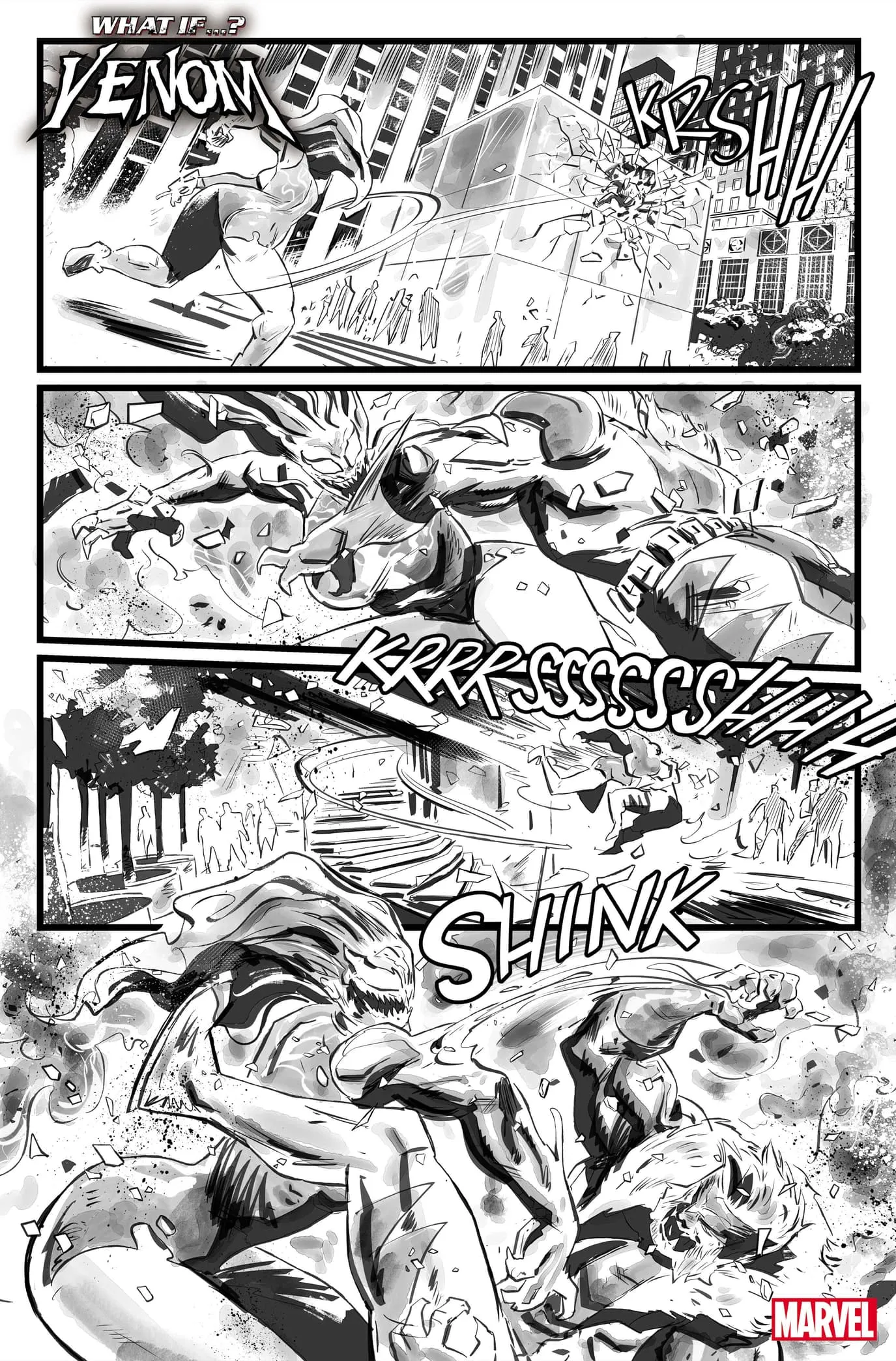 WHAT IF?... VENOM #1 interior artwork by Jesús Hervás