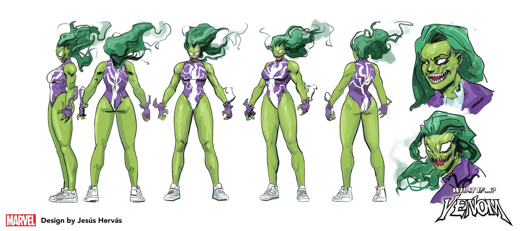 WHAT IF?... VENOM #1 She-Hulk design by Jesús Hervás