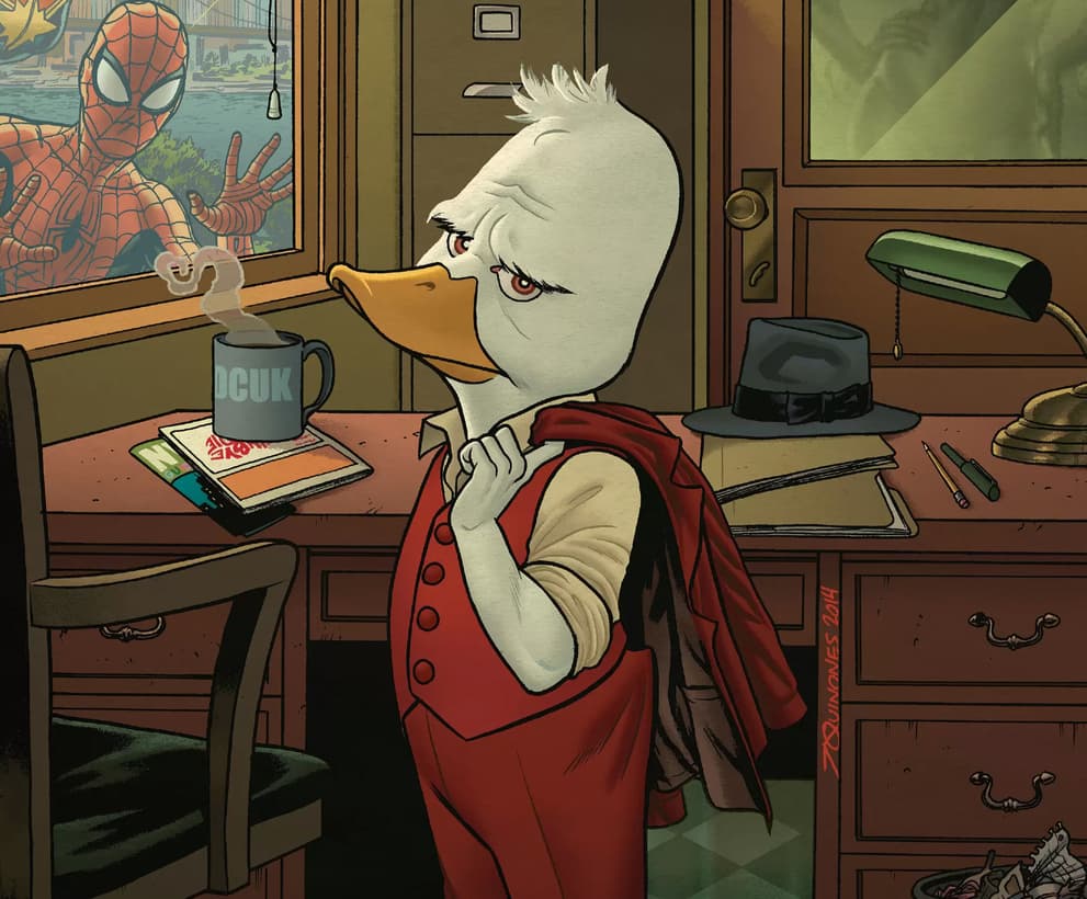 HOWARD THE DUCK (2015) #1 cover by Joe Quinones