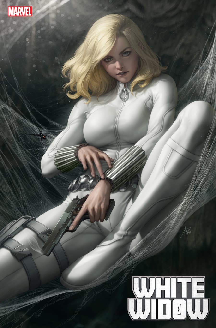 WHITE WIDOW #1 variant cover by Stanley "Artgerm" Lau