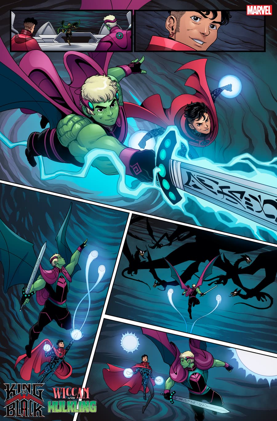 Join Billy and Teddy in King in Black: Wiccan and Hulkling 1 | Marvel