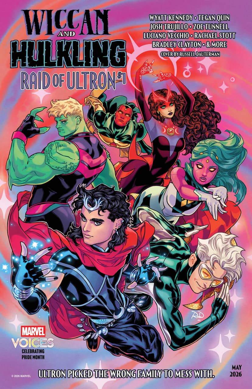 WICCAN & HULKLING: RAID OF ULTRON #1 Cover by RUSSELL DAUTERMAN