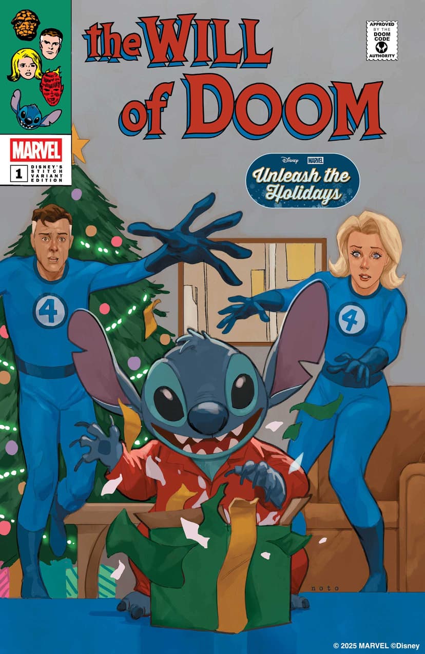 Stitch Wreaks Holiday Havoc In Marvel's New 'Stitch Unleash the
