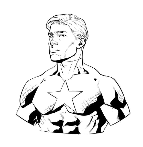 Chris Evans / Captain America Drawing by fabio verolino | Saatchi Art-saigonsouth.com.vn