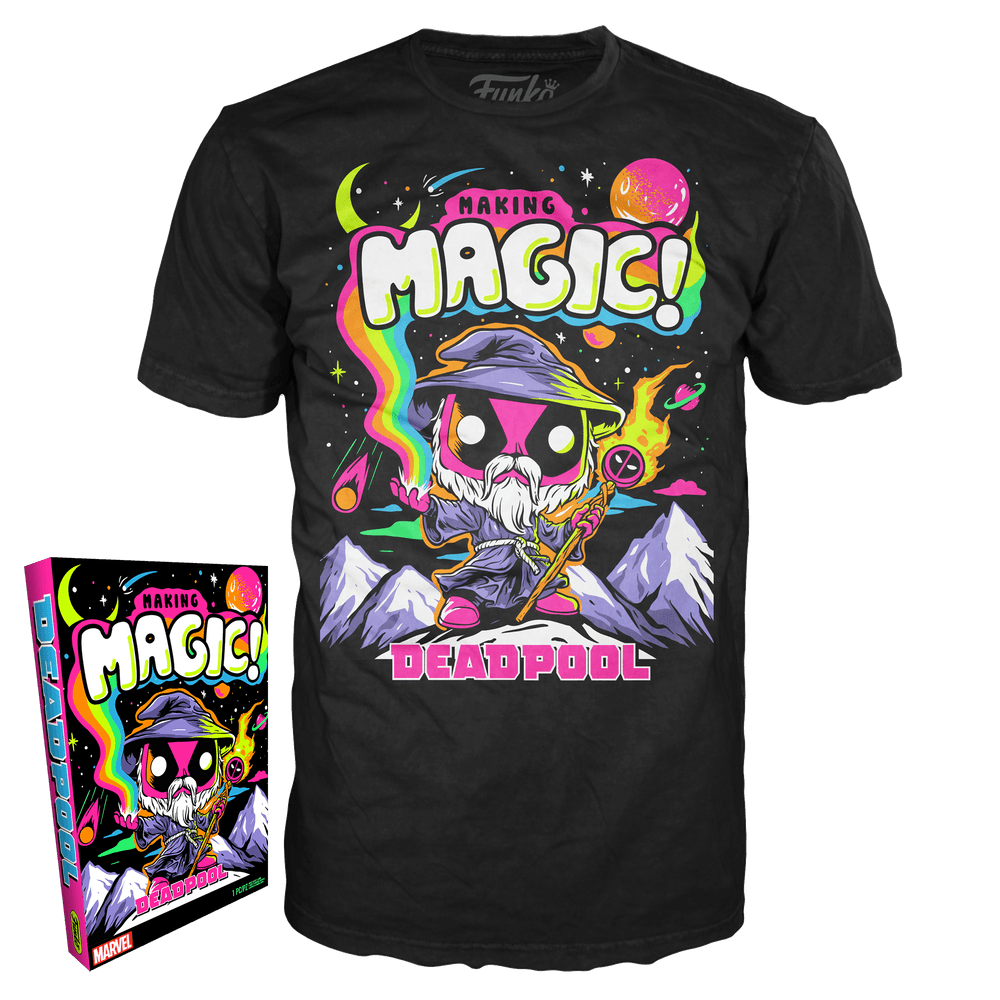 Black Light Deadpool Boxed Tee