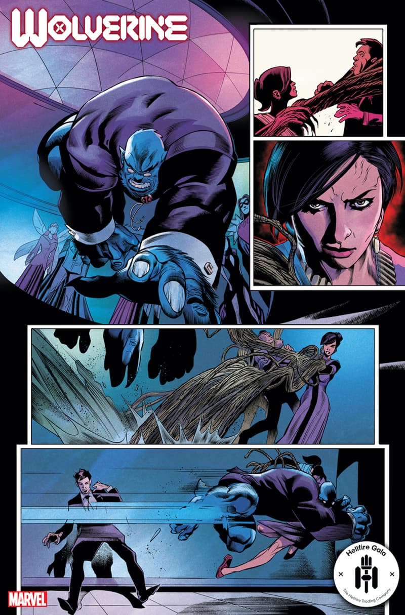 WOLVERINE #13 preview art by Scot Eaton with inks by Oren Junior and colors by Matthew Wilson
