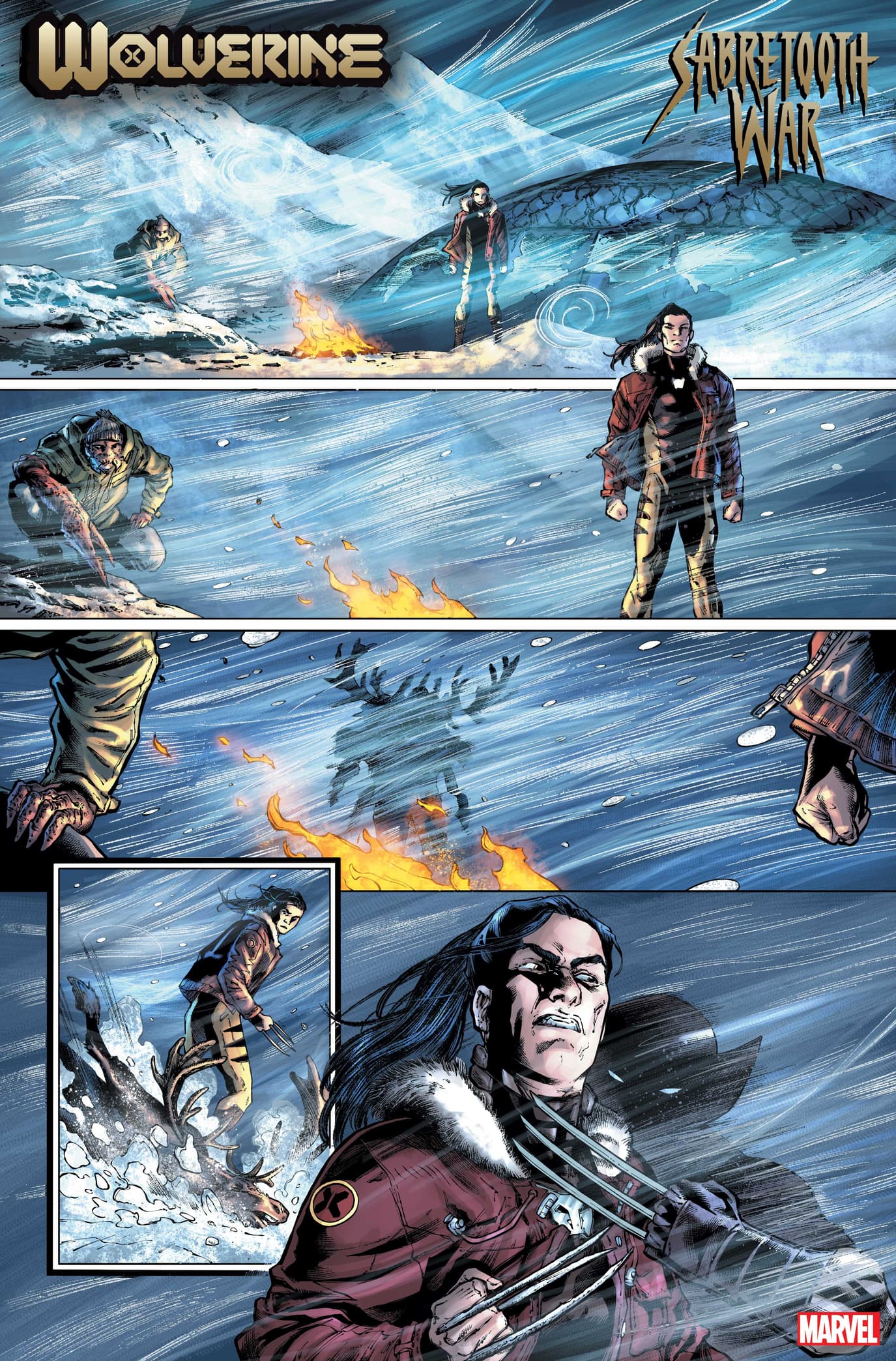 WOLVERINE #41 interior artwork by Cory Smith and Geoff Shaw