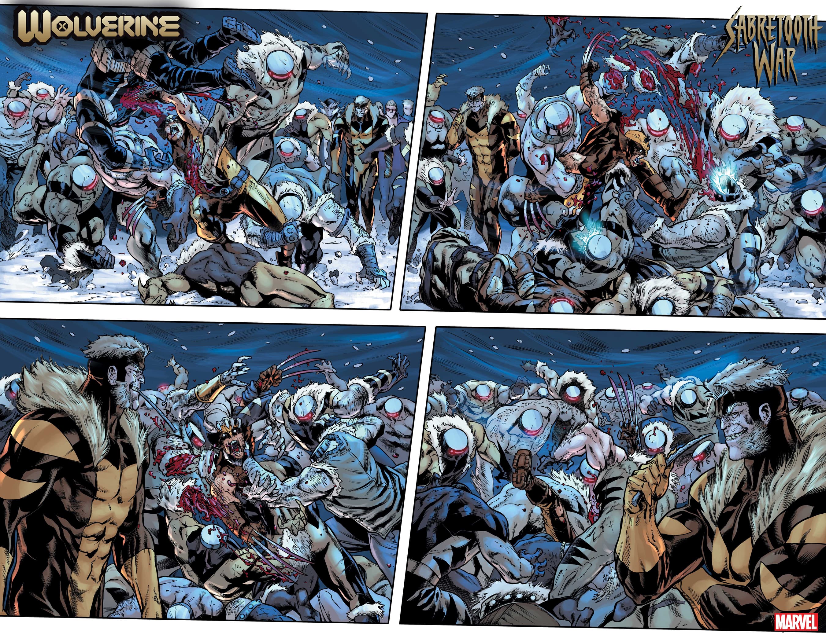 WOLVERINE #41 interior artwork by Cory Smith and Geoff Shaw