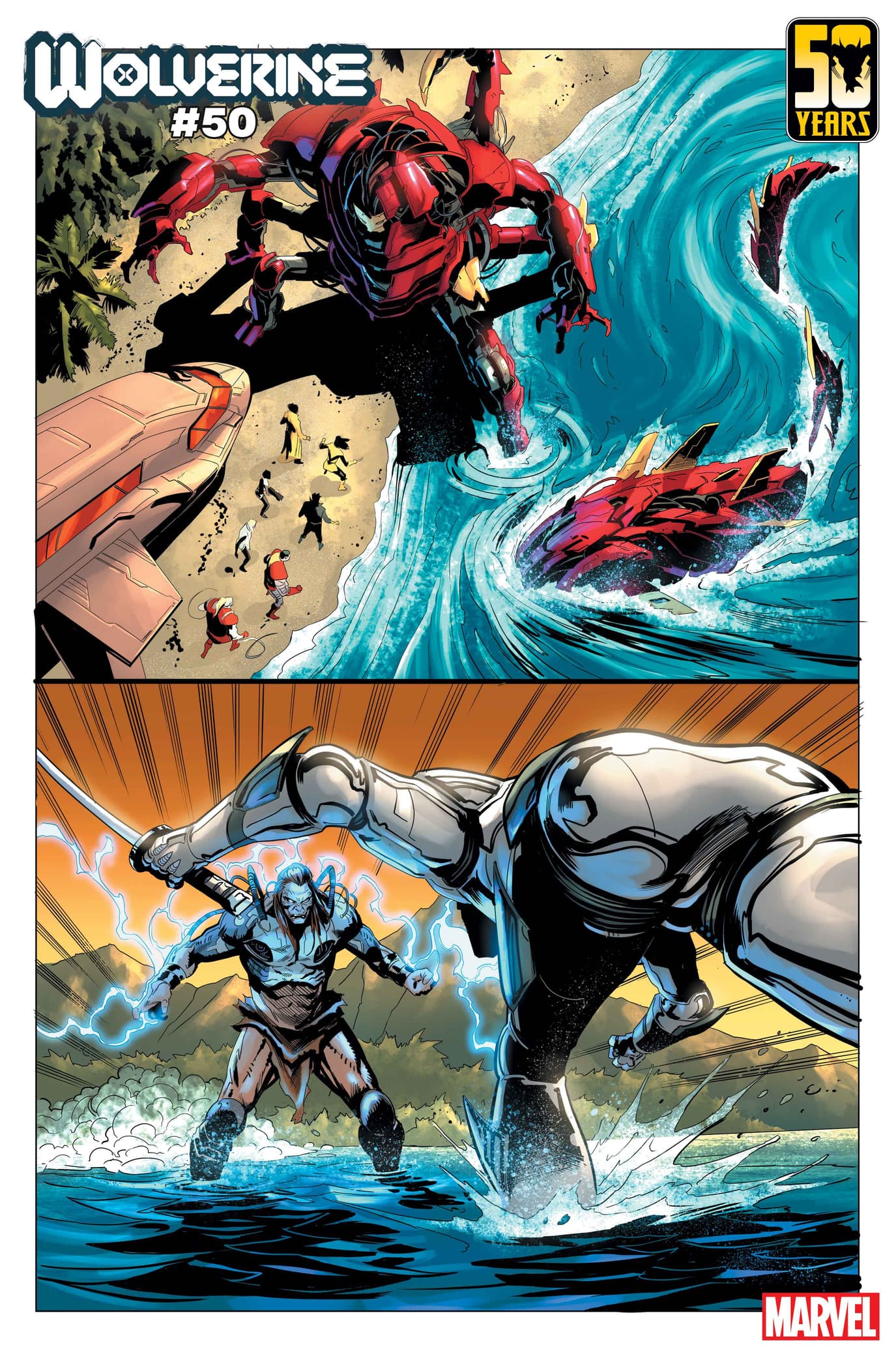 WOLVERINE #50 page by Benjamin Percy, Victor LaValle, and Geoff Shaw