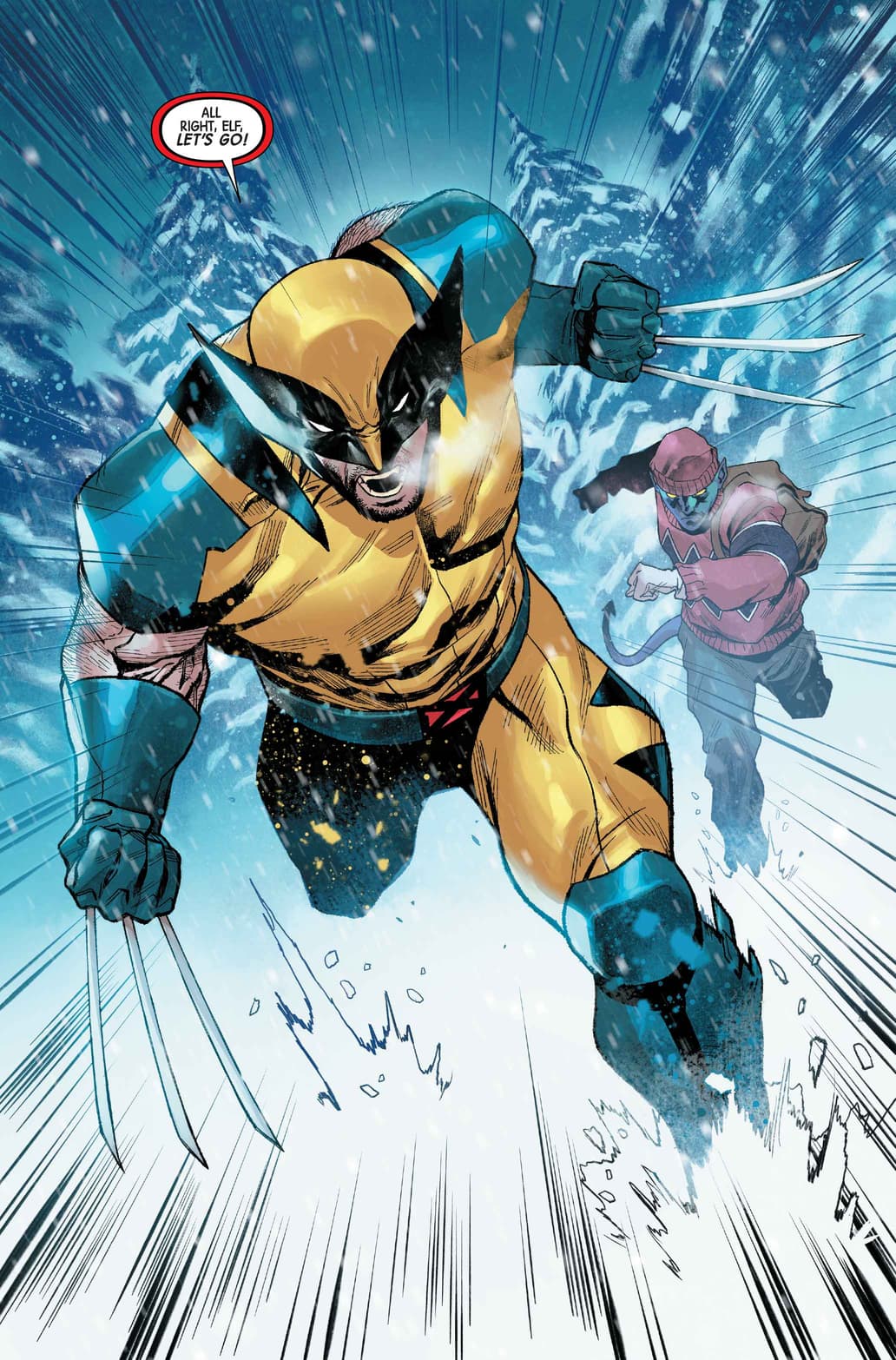 WOLVERINE (2024) #1 artwork by Martín Cóccolo, Bryan Valenza, and VC's Cory Petit