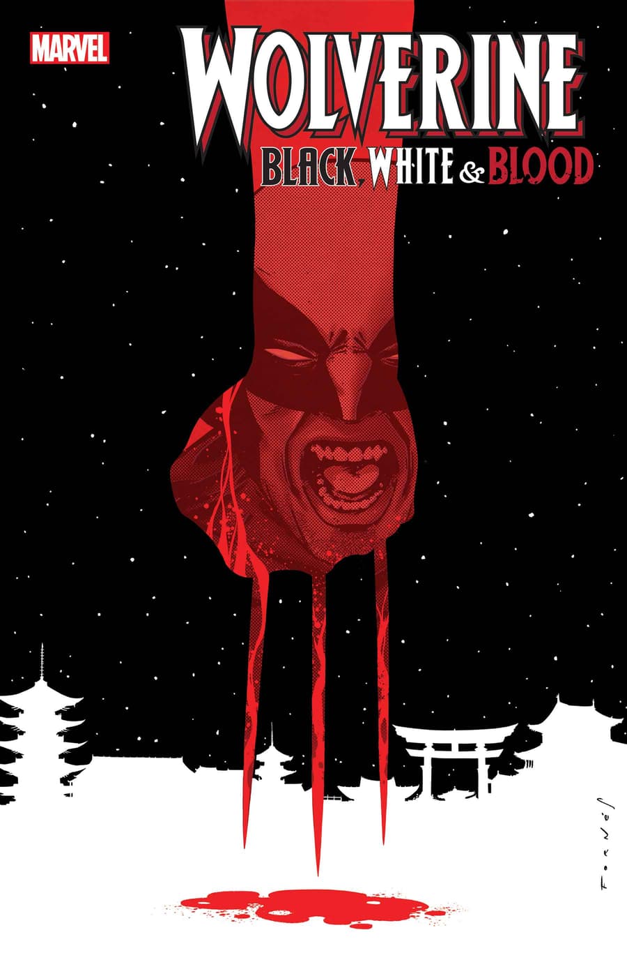 WOLVERINE: BLACK, WHITE, & BLOOD #3 cover by Jorge Fornés