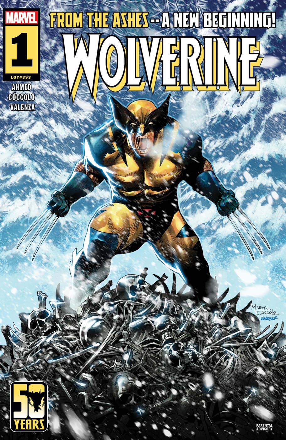 WOLVERINE (2024) #1 cover by Martin Coccolo