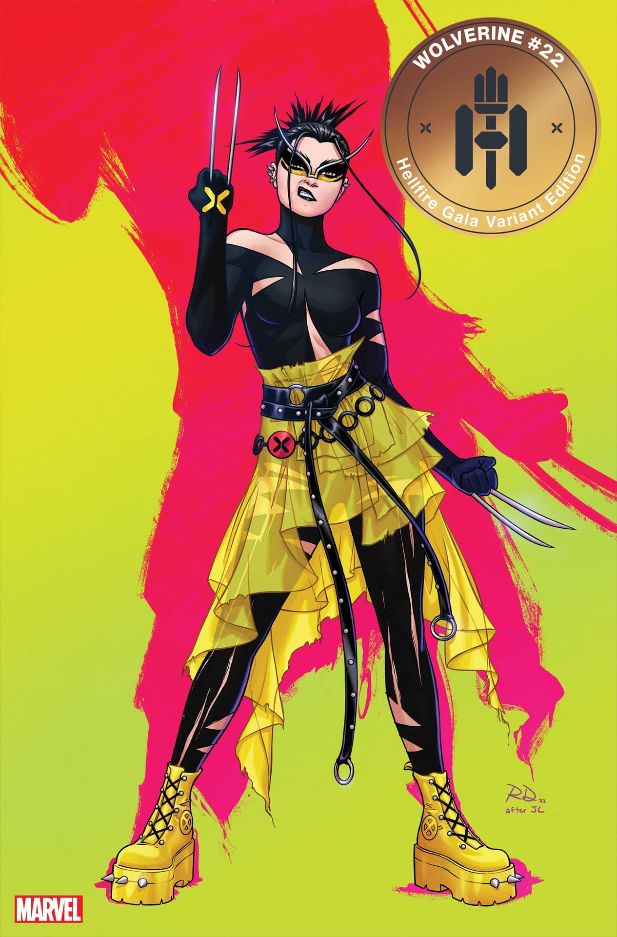 Wolverine #22 Hellfire Gala Variant Cover by Russell Dauterman, on sale 6/15