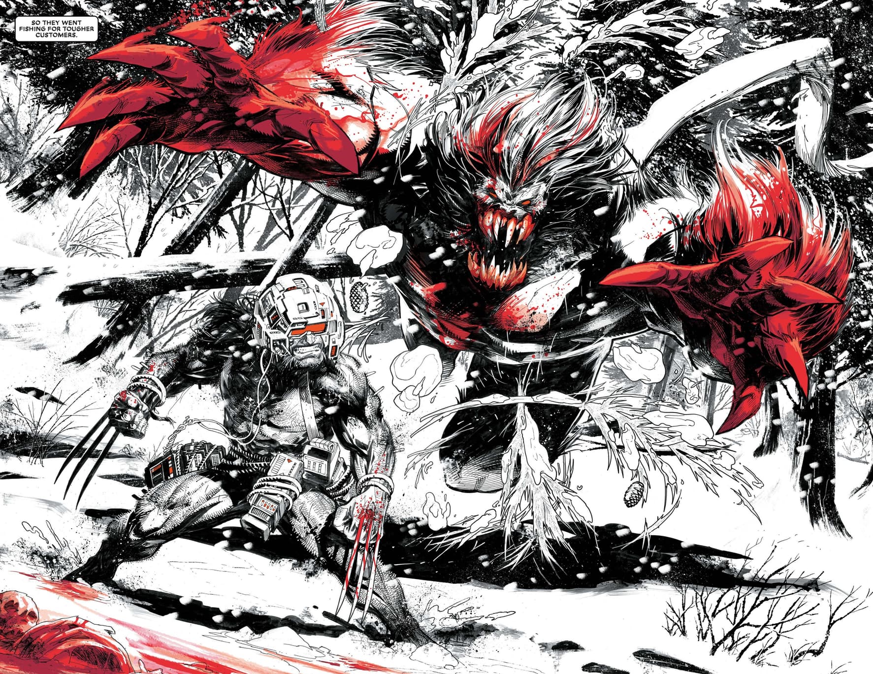 Logan cuts a swath in Black, White, and Blood.
