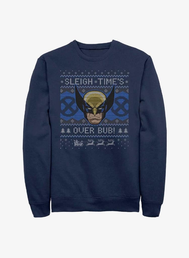 WOLVERINE UGLY CHRISTMAS SWEATSHIRT