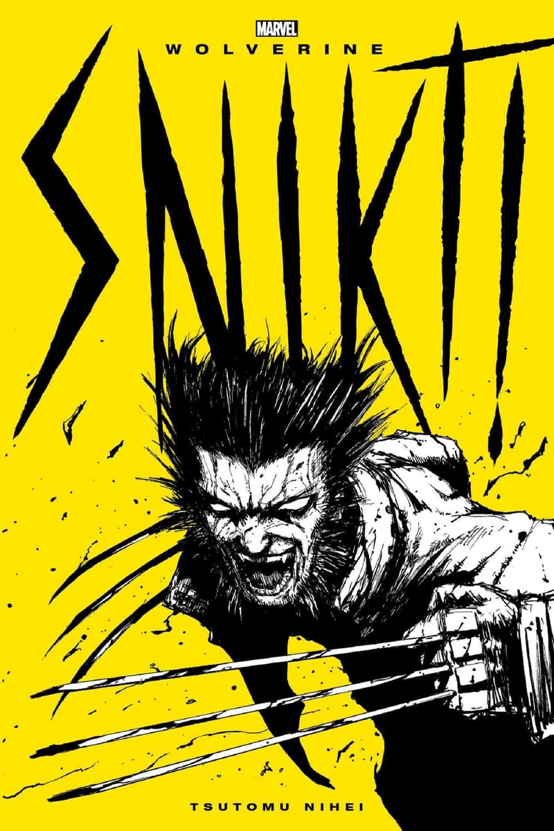 Cover to Wolverine: Snikt! by Tsutomu Nihei.