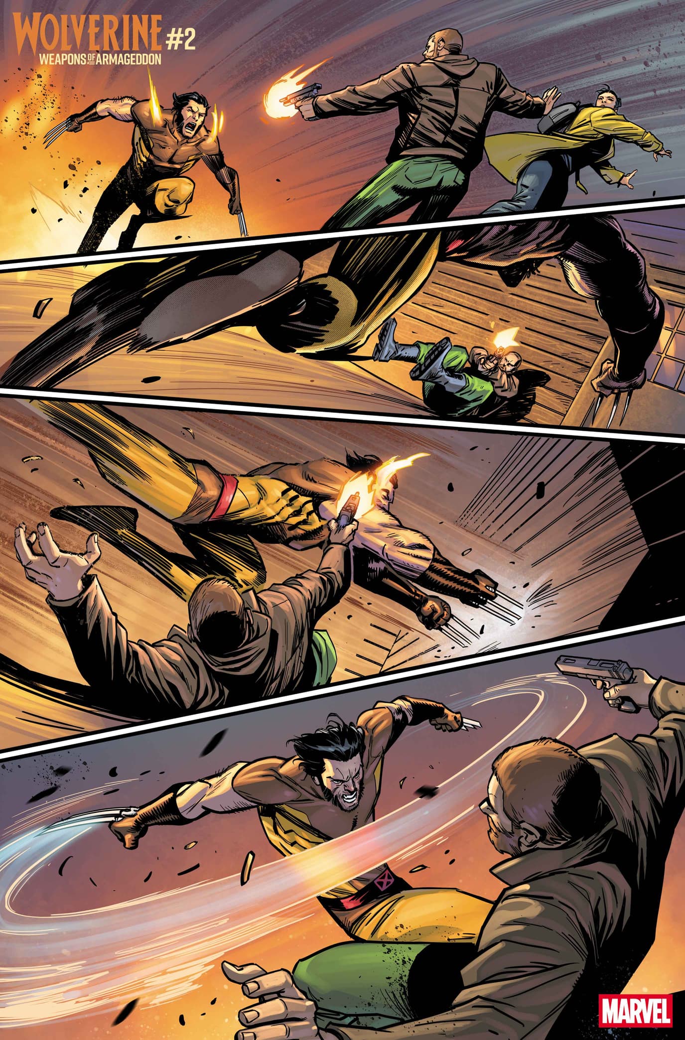 WOLVERINE: WEAPONS OF ARMAGEDDON #2 Art by LUCA MARESCA