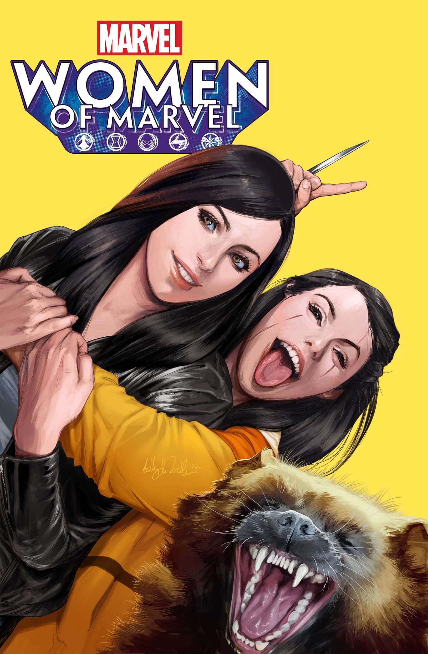 Women of Marvel #1 Variant cover by ASHLEY WITTER 