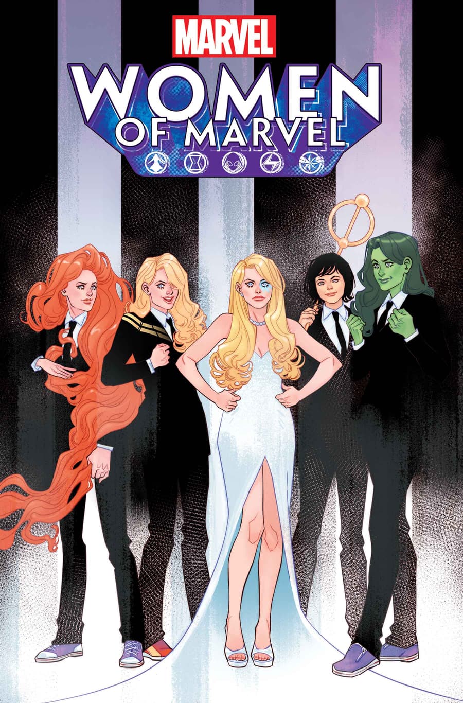 WOMEN OF MARVEL #1 Variant Cover by Marguerite Sauvage