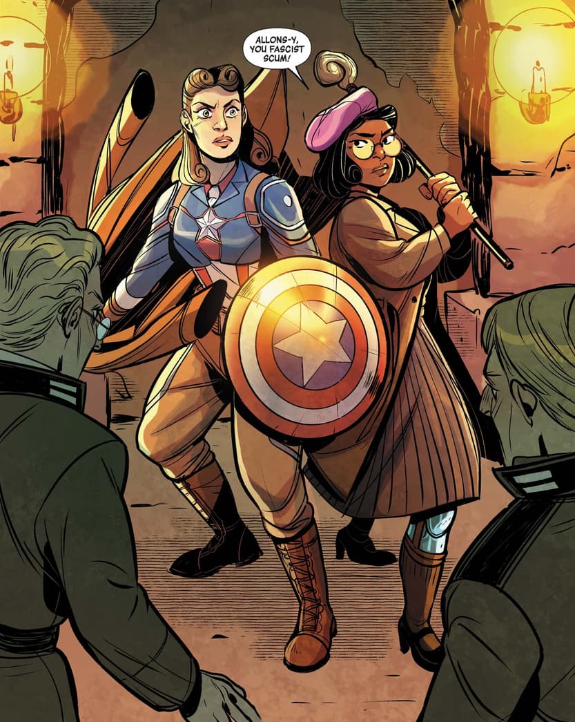 Captain Carter in Women of Marvel (2021) #1.