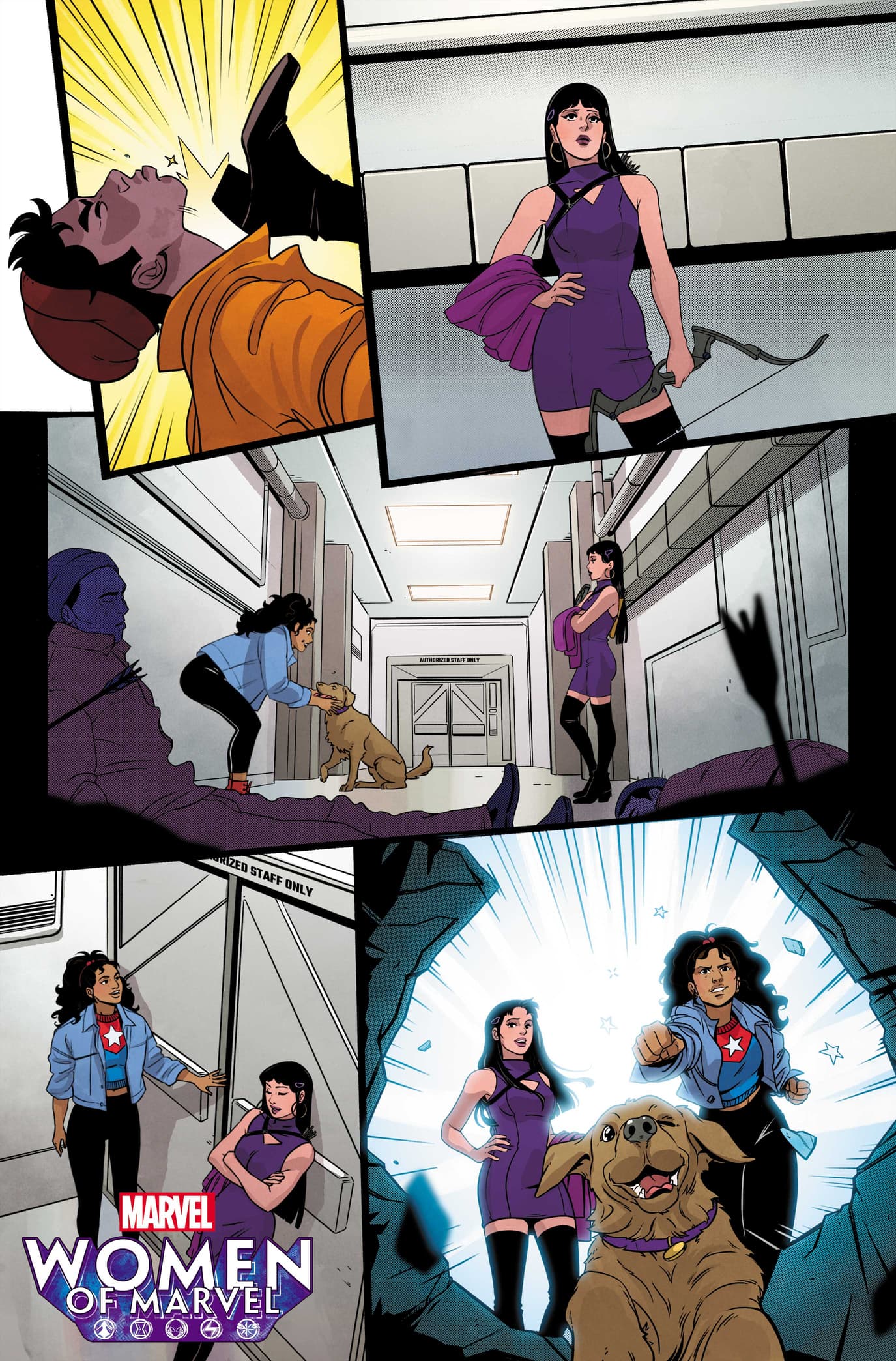 WOMEN OF MARVEL (2023) #1 - “A Starling Rescue” artwork by Stacey Lee