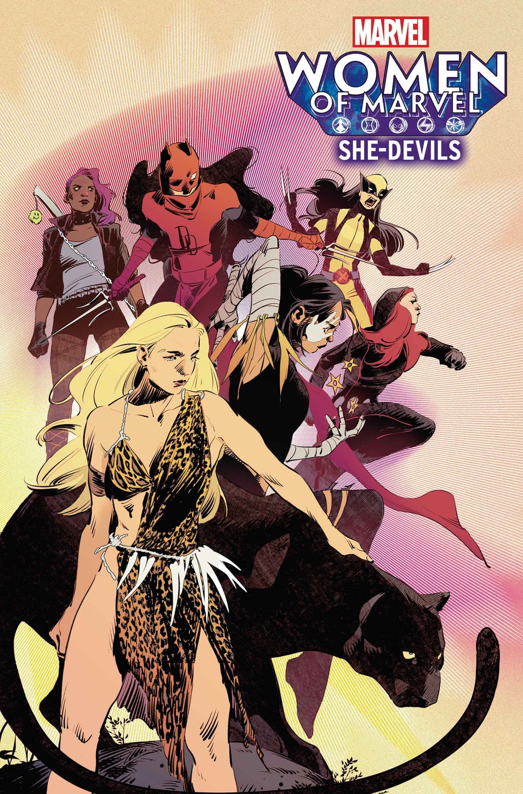 WOMEN OF MARVEL: SHE-DEVILS #1 Cover by NINA VAKUEVA