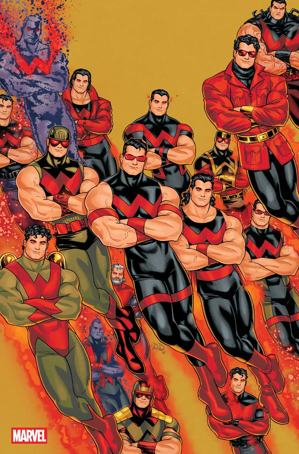 Check out Russell Dauterman's WONDER MAN (2026) #3 variant cover, available in May!