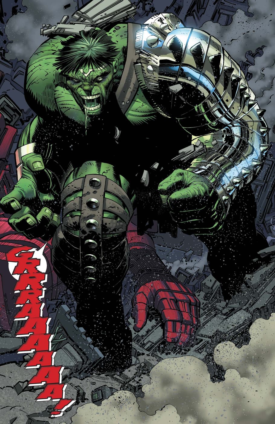 Spiked shoulder armor and boots - WORLD WAR HULK (2007) #1