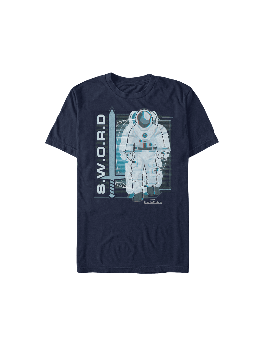 <a href="https://www.hottopic.com/product/marvel-wandavision-s.w.o.r.d-suit-t-shirt/15270852.html">S.W.O.R.D. Suit T-Shirt</a>/ Hot Topic