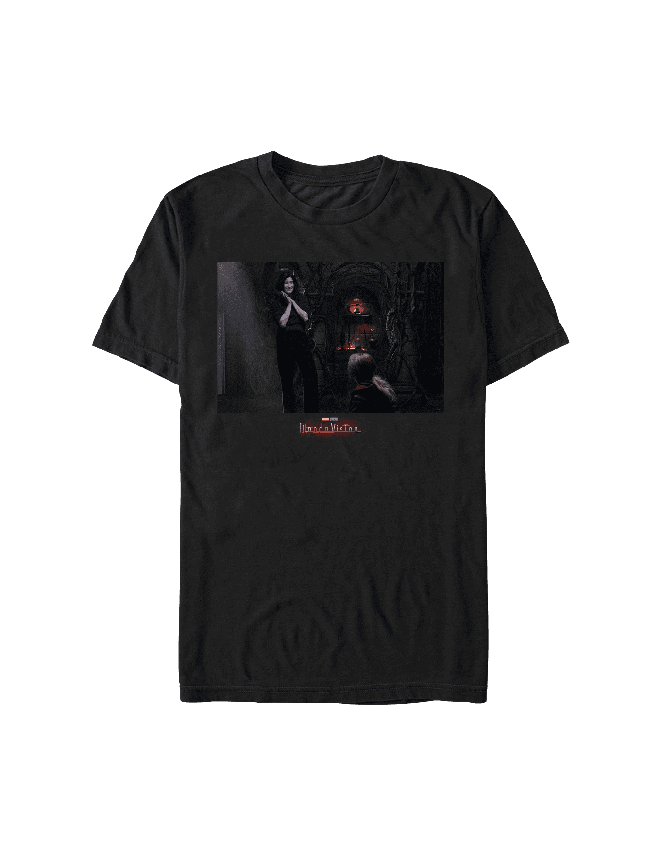 <a href="https://www.hottopic.com/product/marvel-wandavision-eyes-on-agnes-t-shirt/15270832.html">Eyes on Agnes T-Shirt</a>/ Hot Topic