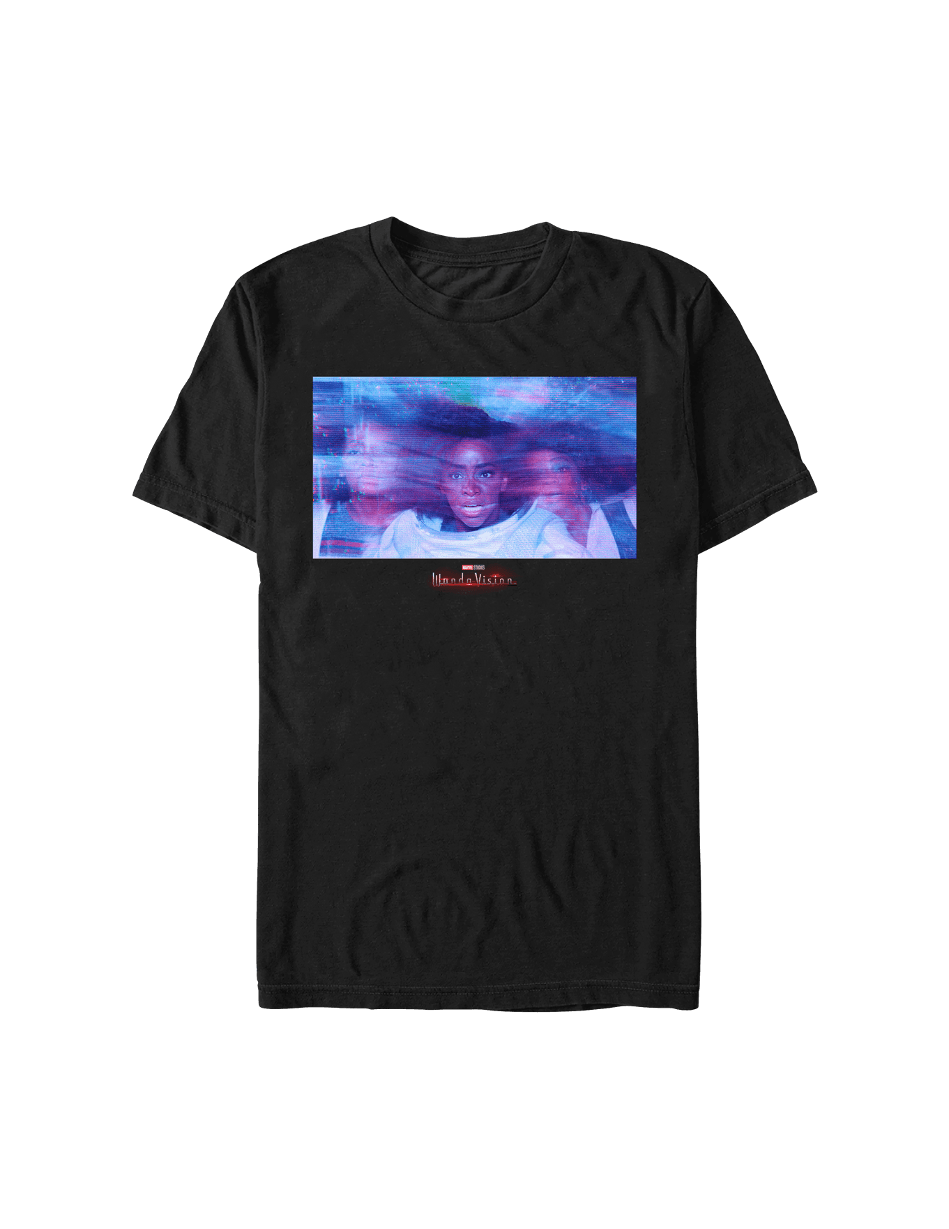 <a href="https://www.hottopic.com/product/marvel-wandavision-rambeau-glitch-t-shirt/15270712.html">Monica Rambeau Glitch T-Shirt</a>/ Hot Topic