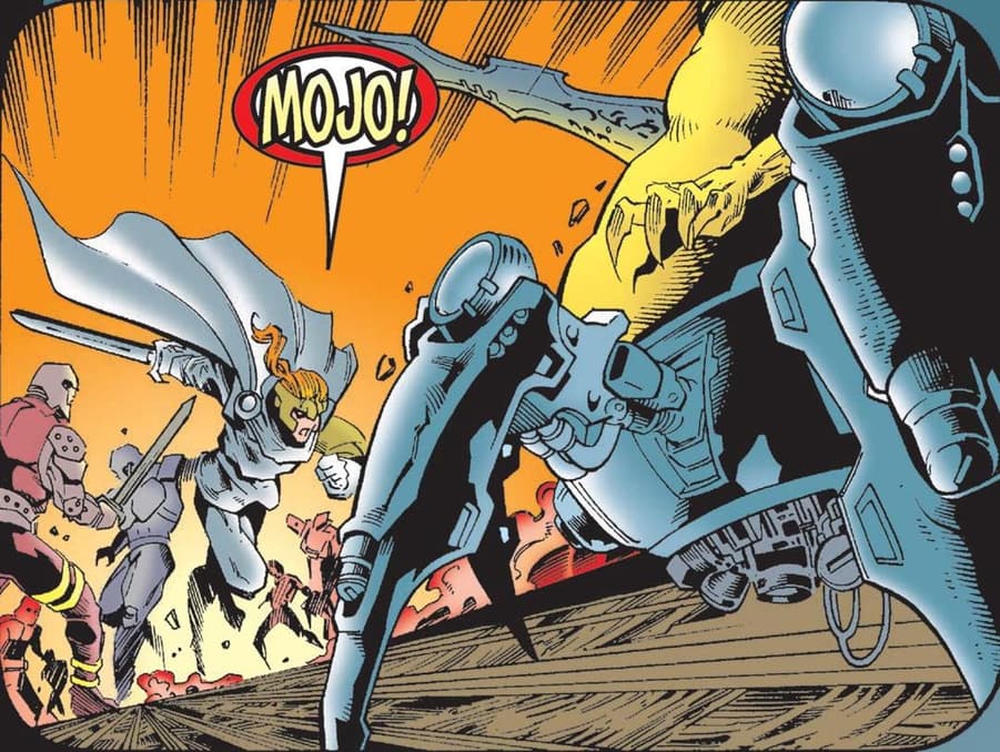 X-FORCE (1991) #61 panel by Jeph Loeb and Kevin Lau