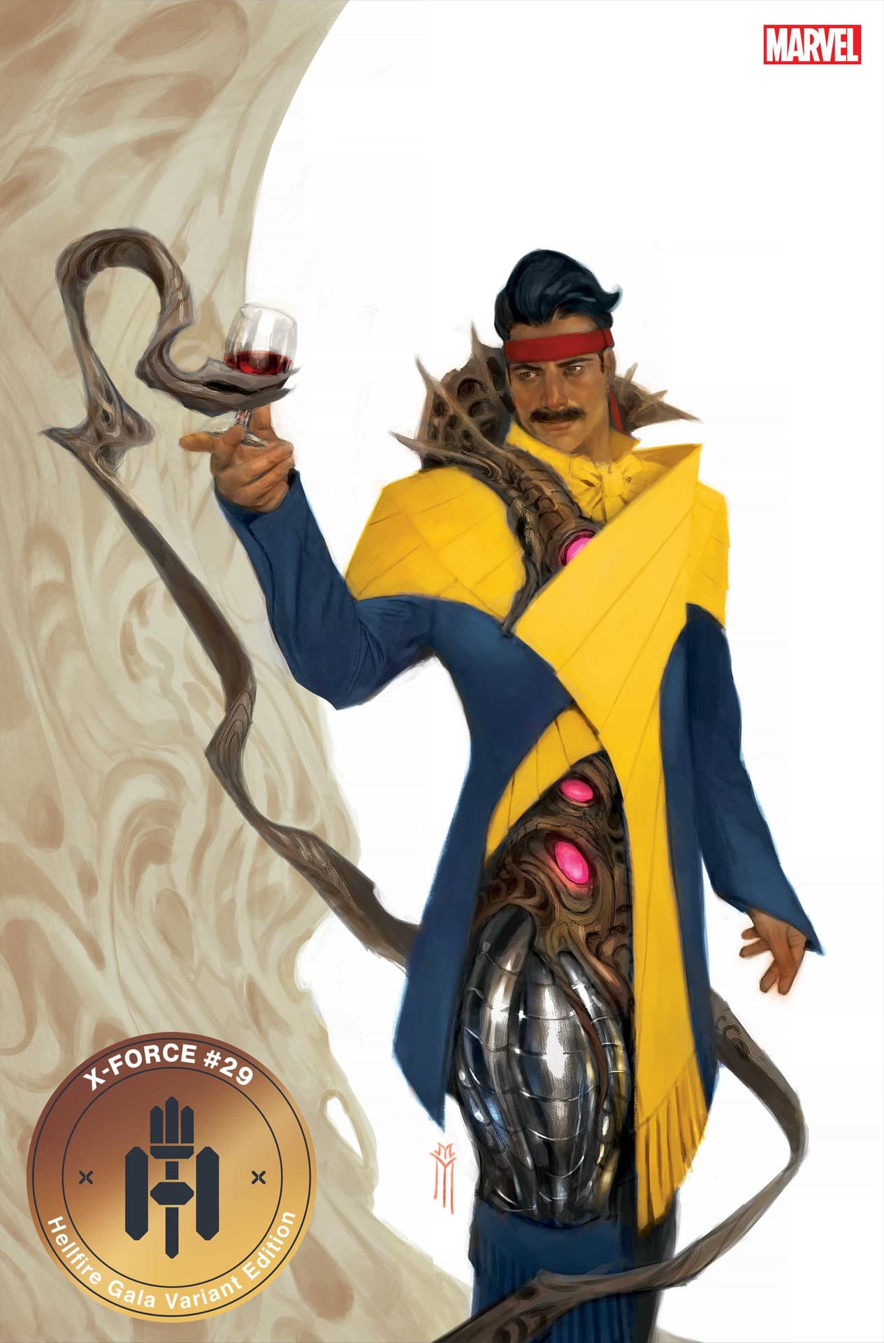 X-Force #29 Hellfire Gala Variant Cover by Miguel Mercado, on sale 6/1