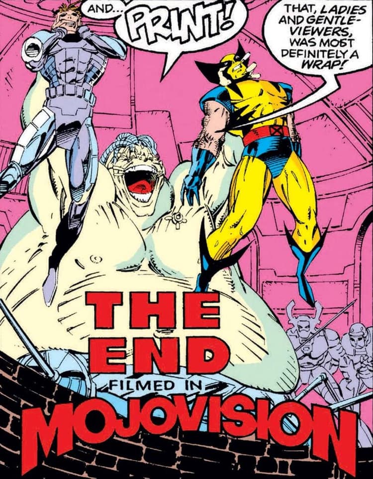 X-MEN (1991) #10 panel by Joe Quesada and Mark Texeira