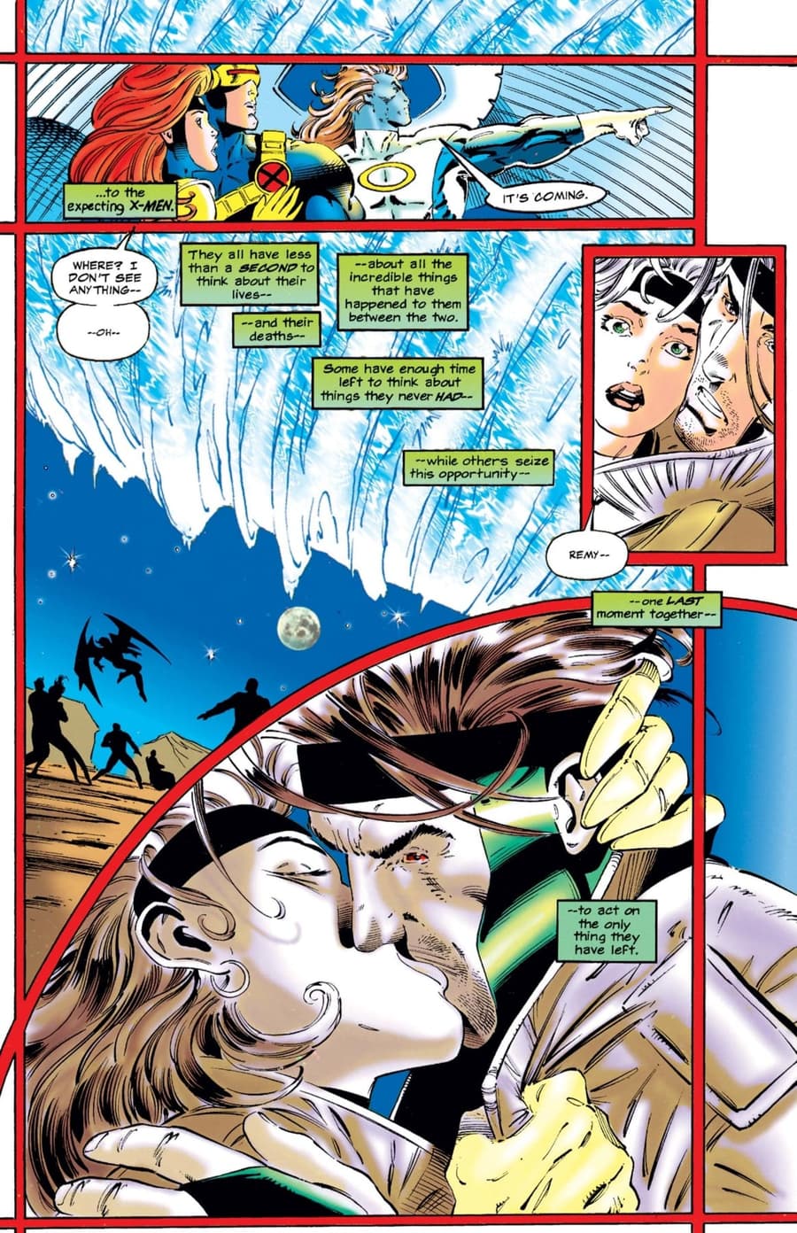 X-MEN (1991) #41 page by Fabian Nicieza, Andy Kubert, and Ron Garney