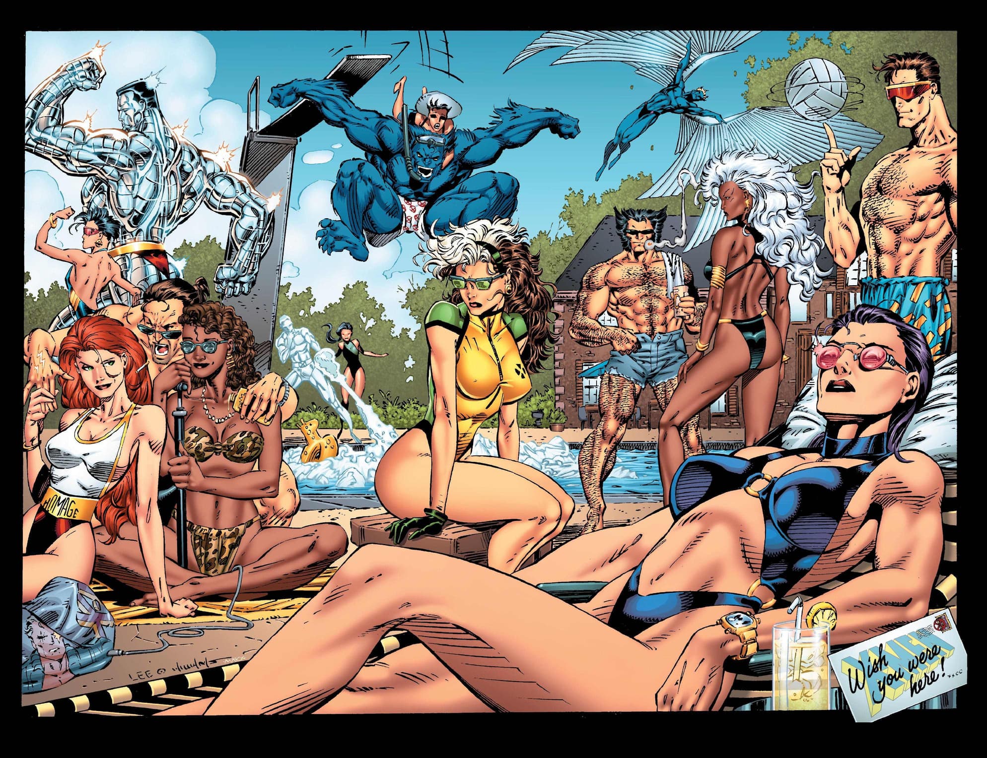 Marvel comics swimsuit special