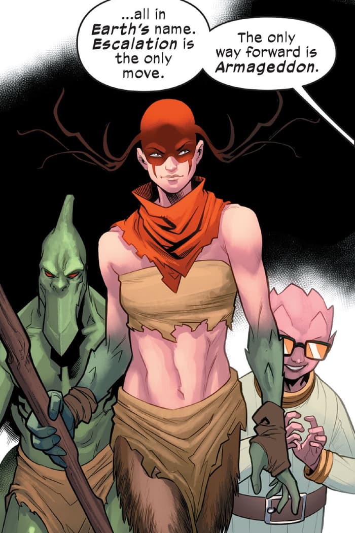 Nature Girl swears vengeance in X-MEN UNLIMITED INFINITY COMIC #44.