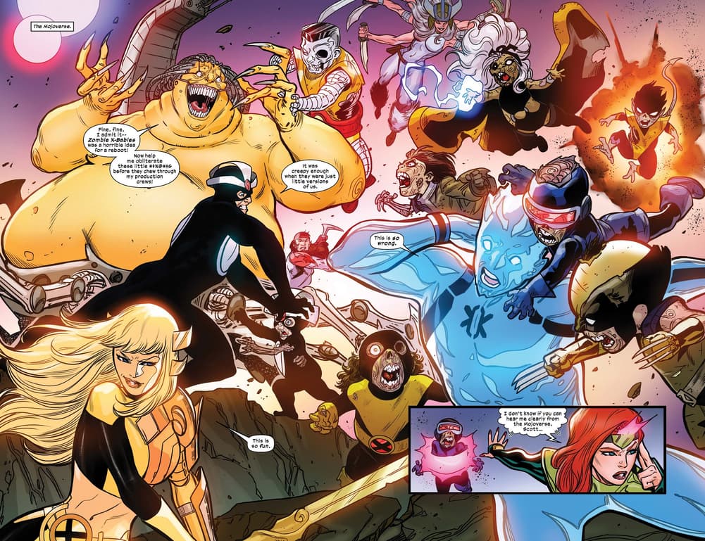 Preview from X-MEN ANNUAL (2022) #1 with art by Andrea Di Vito and Sebastian Cheng.