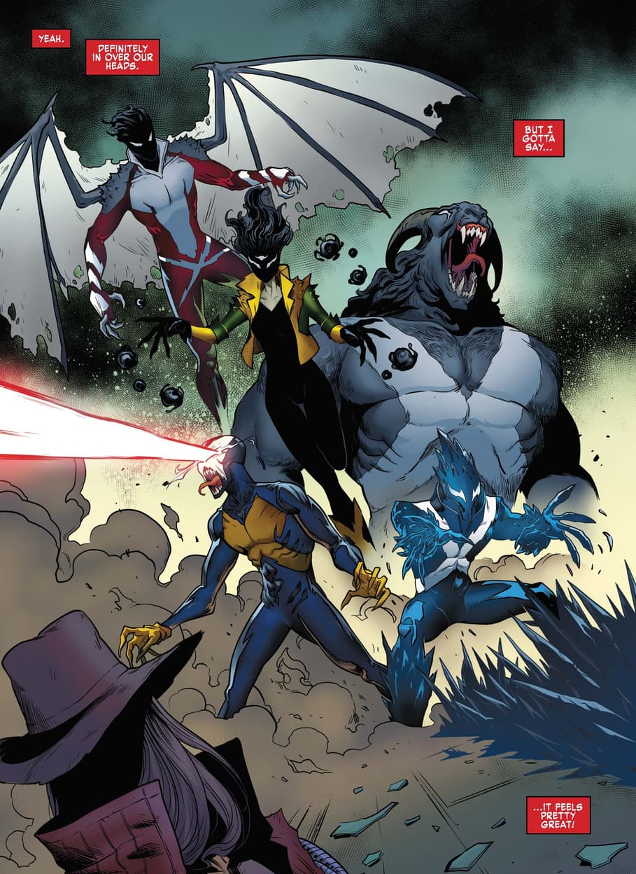 A poison takeover in X-MEN: BLUE (2017) #21.