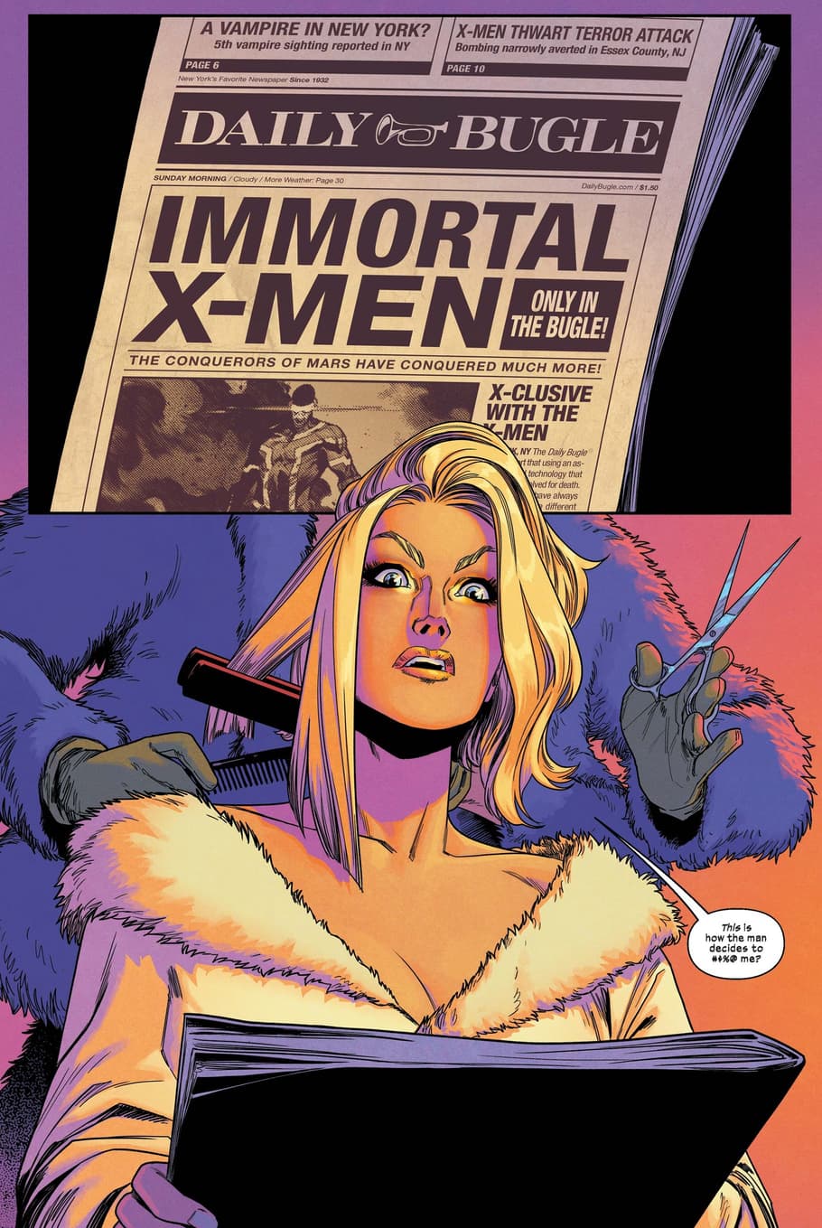 Cyclops’ news overshadows the X-MEN: HELLFIRE GALA (2022) #1